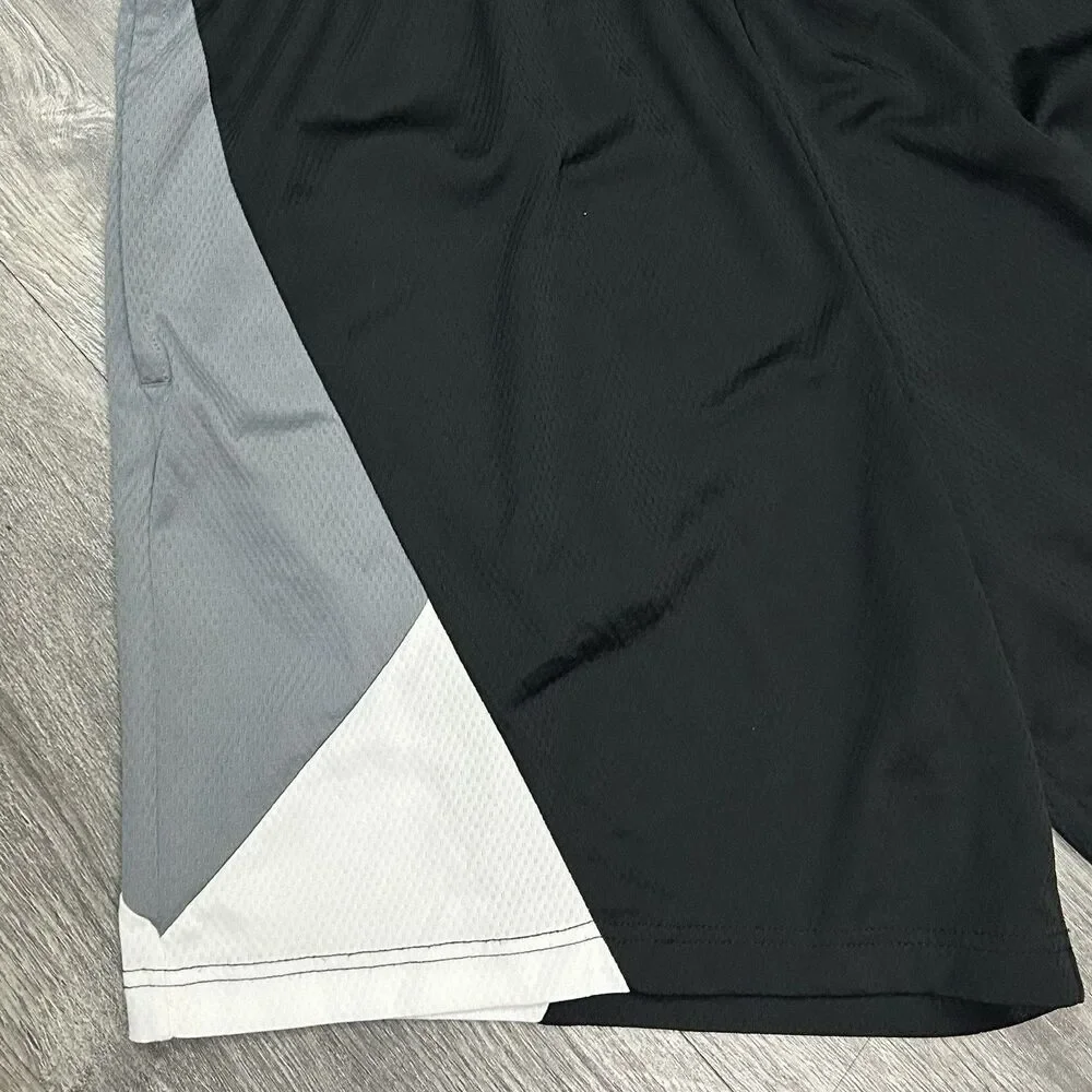Nike Men's Dri-FIT Rival Basketball Shorts Black Grey Size Large CV1923-017 EUC